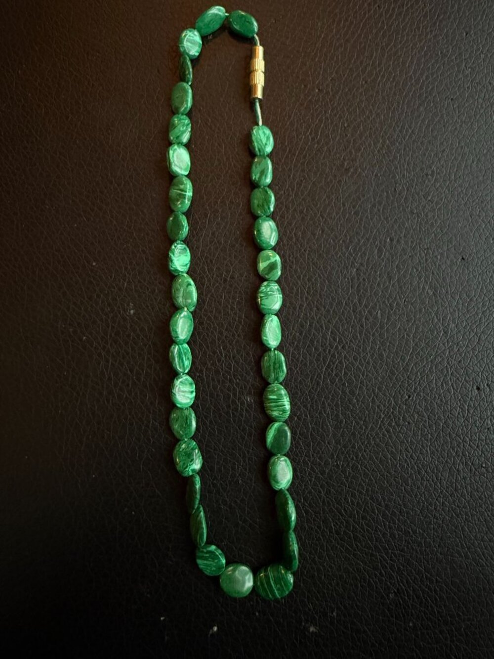 Malachite Choker or child's necklace